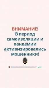 Волонтеры АГГПУ им. В.М. Шукшина предупреждают: "Осторожно, мошенники!"