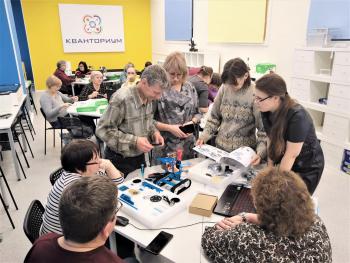 В Педагогическом Кванториуме прошли курсы повышения квалификации по теме «Робототехника в урочной и внеурочной деятельности»
