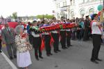 Возложение гирлянды Памяти к мемориалу войнам-бийчанам