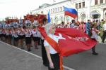 Возложение гирлянды Памяти к мемориалу войнам-бийчанам