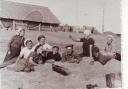 Студенты 2 курса на уборке зерна. Сентябрь 1955 г.