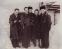 Слева направо: В.Е. Ноздричев, Н.Е. Ноздричев, В. Фролов, Е.С. Ершова, В. Исаков